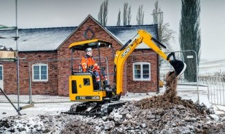 Electric excavations, quieter sites?